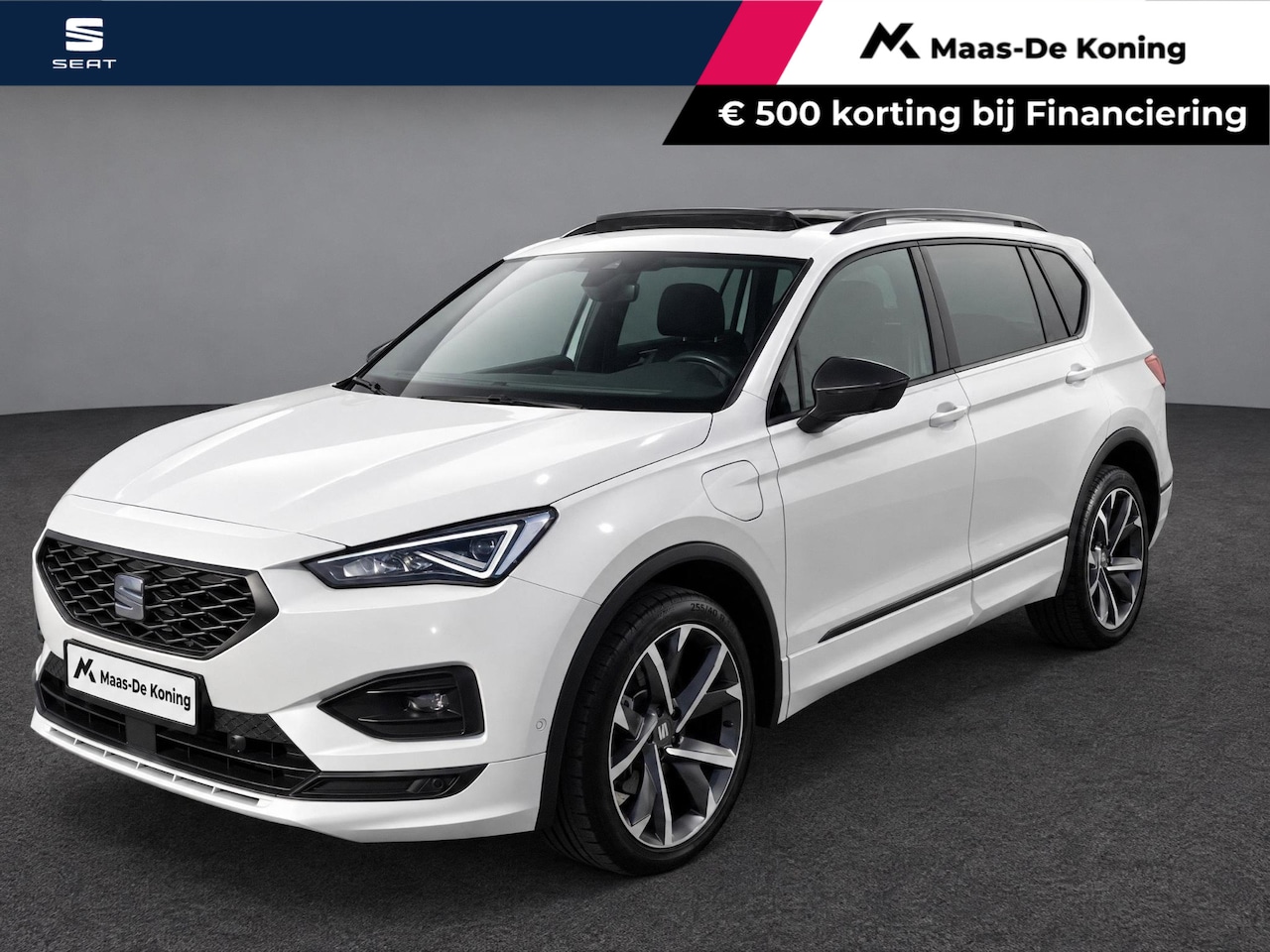 SEAT Tarraco - 1.4TSIe-Hybrid 180kW/245PK PHEV FR · Leder · Trekhaak · Panoramadak · Camera · Stoel & ach - AutoWereld.nl