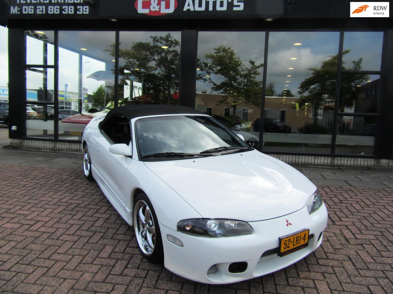 Mitsubishi Eclipse - 2.0 TURBO CABRIO AUT 1999 UNIEK SHOWCAR - AutoWereld.nl