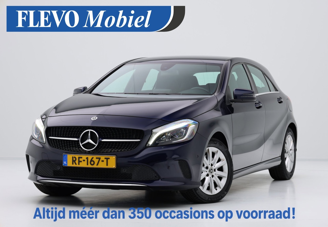 Mercedes-Benz A-klasse - 160 Ambition Aut. LED|Navi|1e Eig|Half Leder|Sportstoelen|LMV - AutoWereld.nl