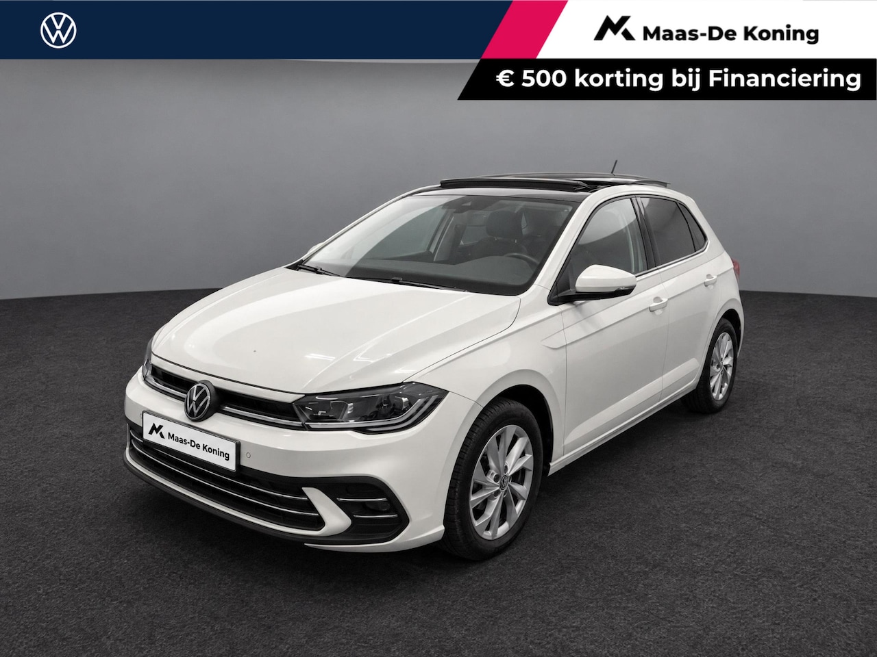 Volkswagen Polo - 1.0 TSI 95pk DSG Style · Panoramadak · Camera · Apple/Android Car Play · Navigatie · Stoel - AutoWereld.nl