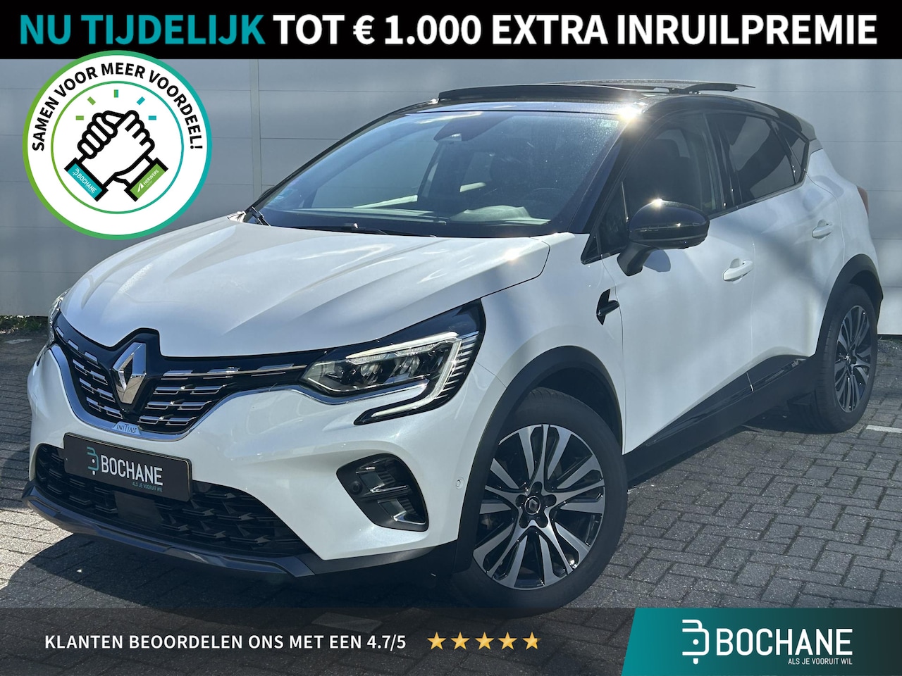 Renault Captur - 1.3 TCe 155 Initiale Paris | Schuif/Kantel-Dak | 360 Camera | Premium Audio | Elektrische - AutoWereld.nl