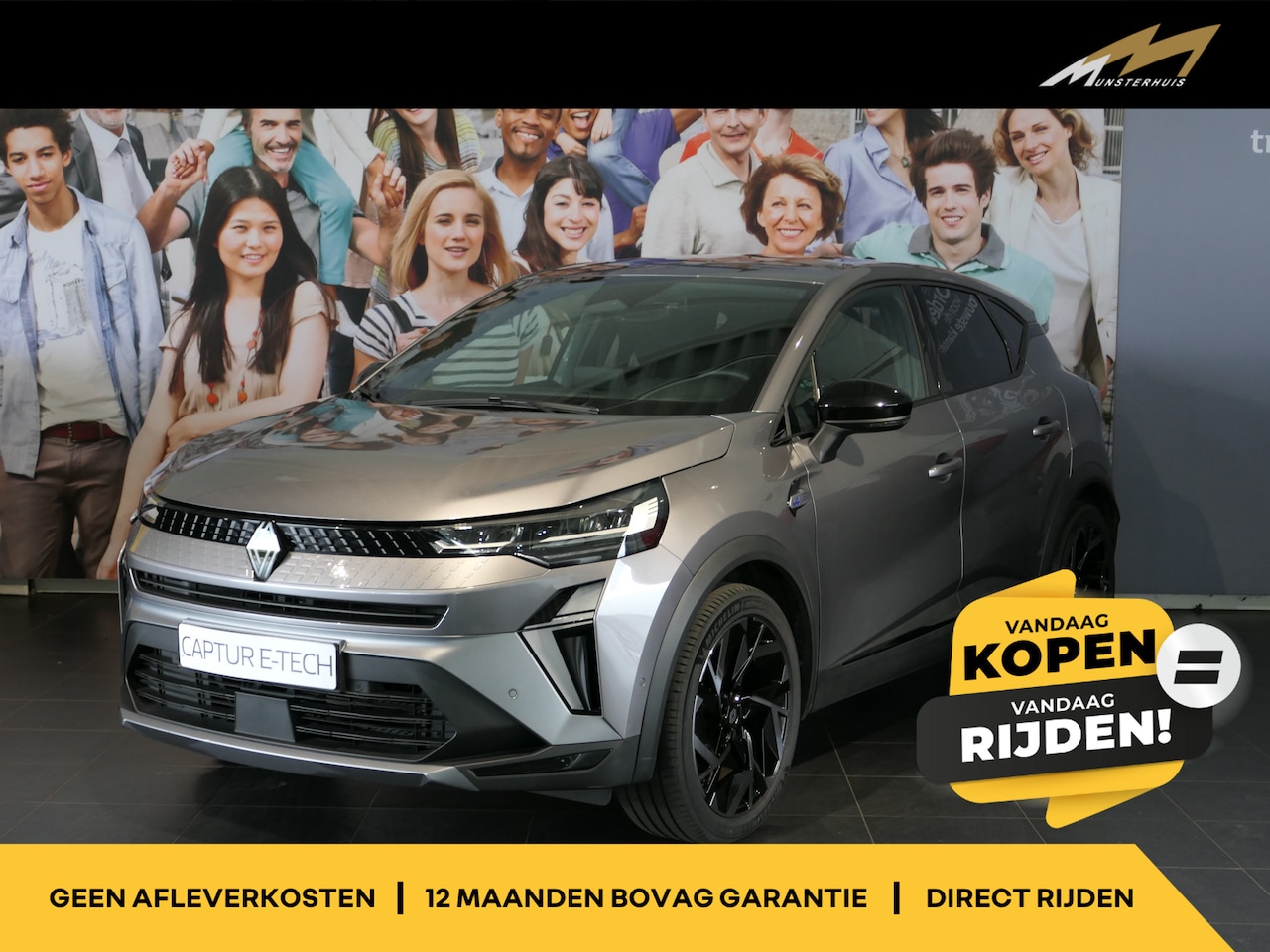 Renault Captur - 1.6 E-Tech full hybrid 145 Esprit Alpine - Stuurverwarming - Sensor V+A - Camera - 19" LMV - AutoWereld.nl