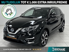 Nissan Qashqai - 1.2 Tekna PANORAMADAK | LEDEREN BEKLEDING | NAVIGATIE | ACHTERUITRIJCAMERA