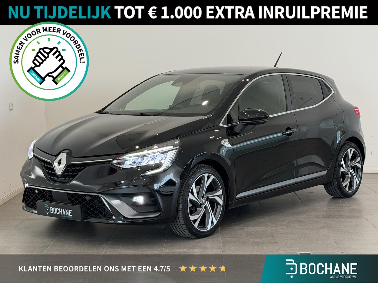 Renault Clio - 1.0 TCe 100 R.S. Line | 360° camera | Dodehoek Detectie | Trekhaak afneembaar | Apple Carp - AutoWereld.nl