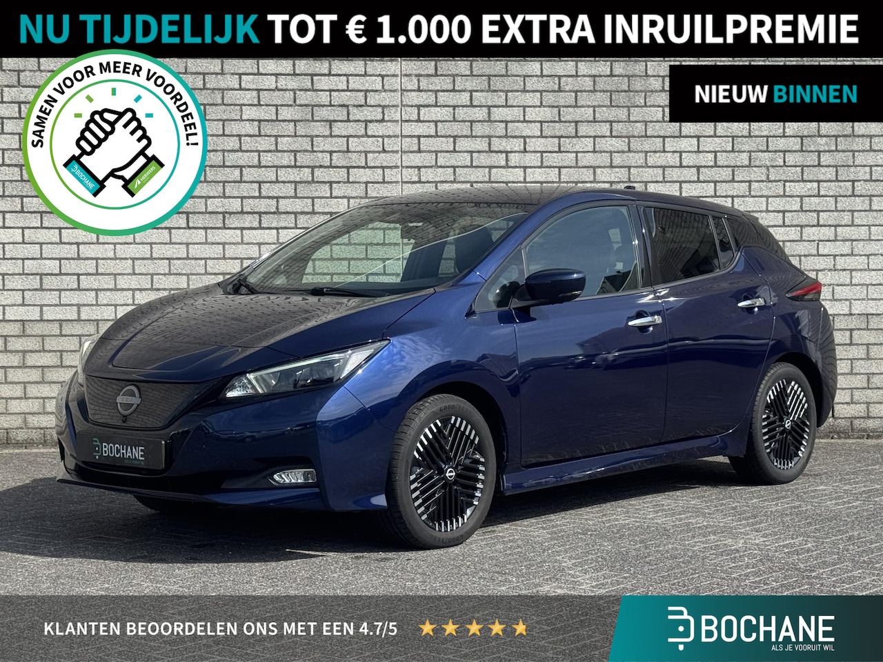 Nissan LEAF - Tekna 40 kWh | 360° Camera | ProPILOT | Leder | Stoelverwarming | - AutoWereld.nl