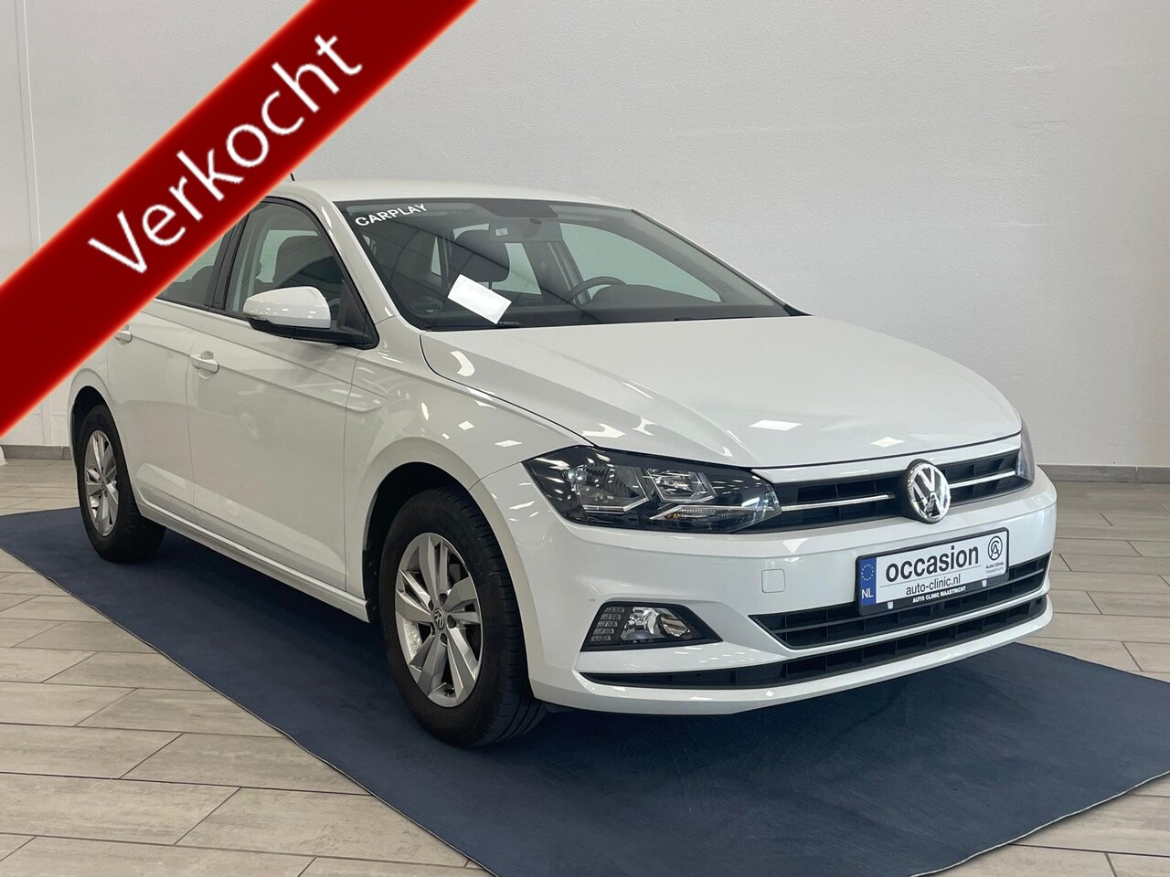 Volkswagen Polo - 1.0 BlueMotion 95pk 5-DRS Connected Series / CARPLAY / FROZEN WHITE / - AutoWereld.nl