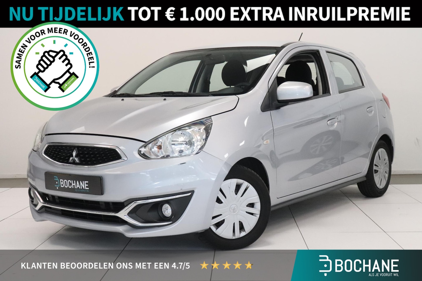 Mitsubishi Space Star - 1.0 Cool+ | Automaat | Airco | Radio CD | - AutoWereld.nl