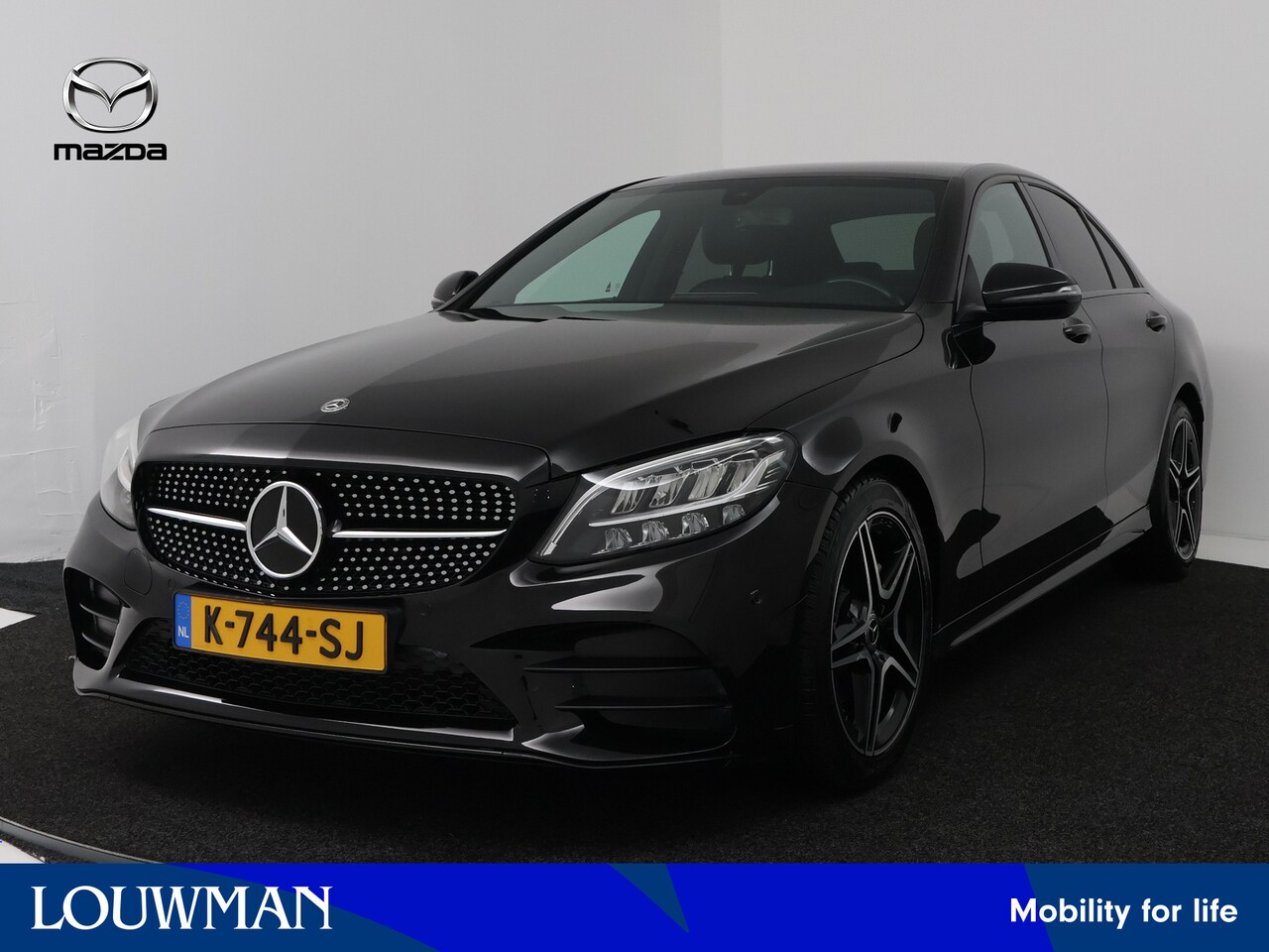 Mercedes-Benz C-klasse - 180 Business Solution AMG Automaat | Stoelverwarming | Camera | Navigatie | LED - AutoWereld.nl