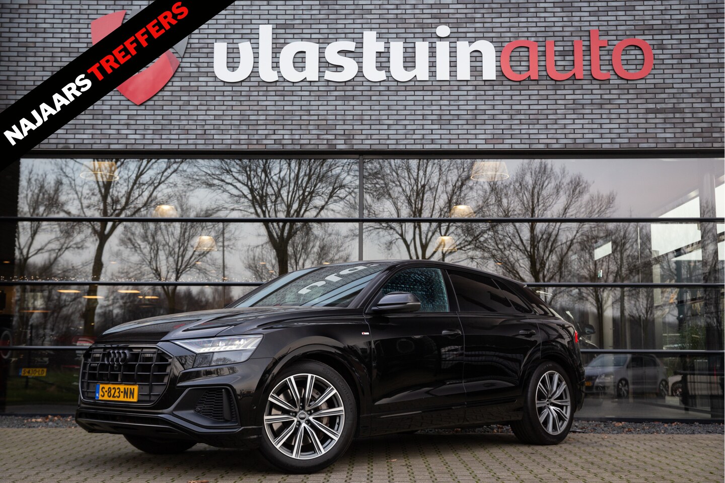Audi Q8 - 55 TFSI e quattro Pro Line S Edition , S-Line, RS-zetels, HUD, Luchtvering, Sfeerverlichti - AutoWereld.nl