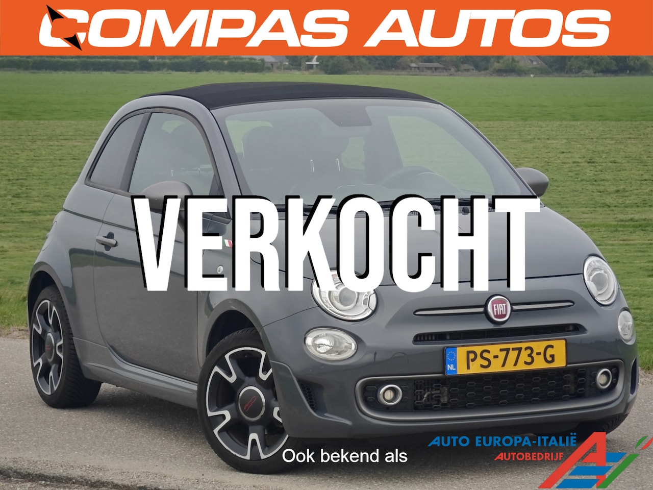 Fiat 500 C - 105pk Cabrio Sport | Beats | Leder | Xenon | Carplay - AutoWereld.nl