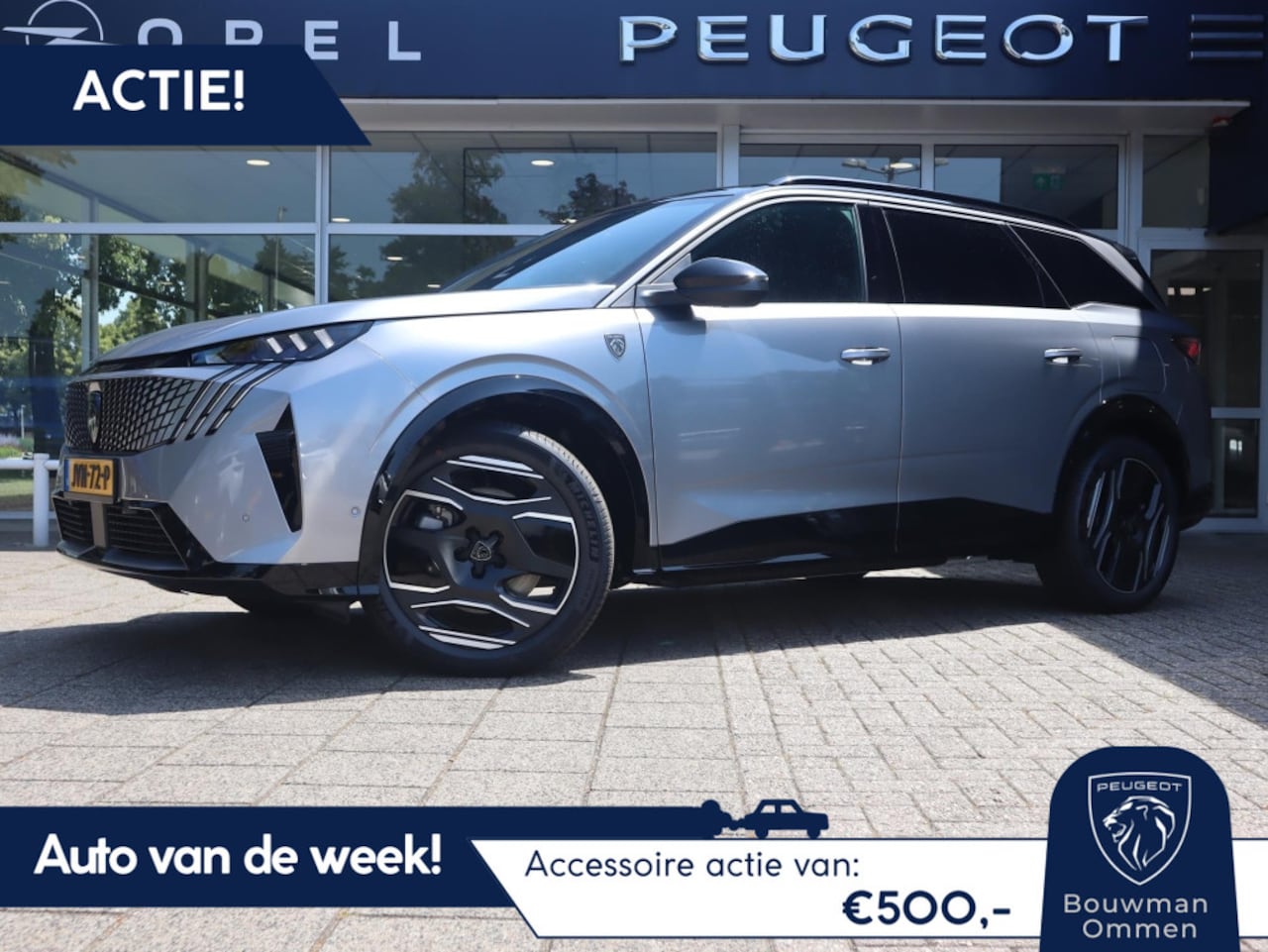 Peugeot 5008 - SUV *Auto van de Week!* EV GT Exclusive 73 kWh 210PK 7pers., Rijklaarprijs, Leder Trekhaak - AutoWereld.nl