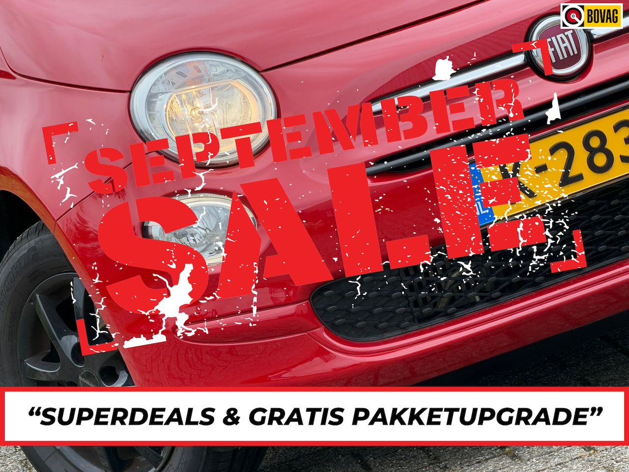 Fiat 500 C - 0.9 TwinAir Turbo Collezione - Rosso Passione - Blue&Me/AC/LMV - 53dkm - AutoWereld.nl