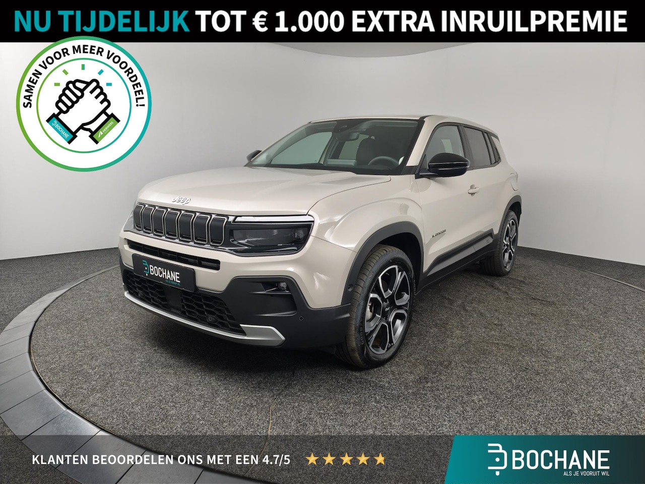 Jeep Avenger - Summit 54 kWh | Apple Carplay / Android Auto | Camera | Climate Control | Lichtmetalen Vel - AutoWereld.nl