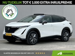 Nissan Ariya - e-4ORCE Evolve 91 kWh 4WD / 306 PK / Leder / 1.500 kg Trekgewicht / Warmtepomp / 10 jaar M