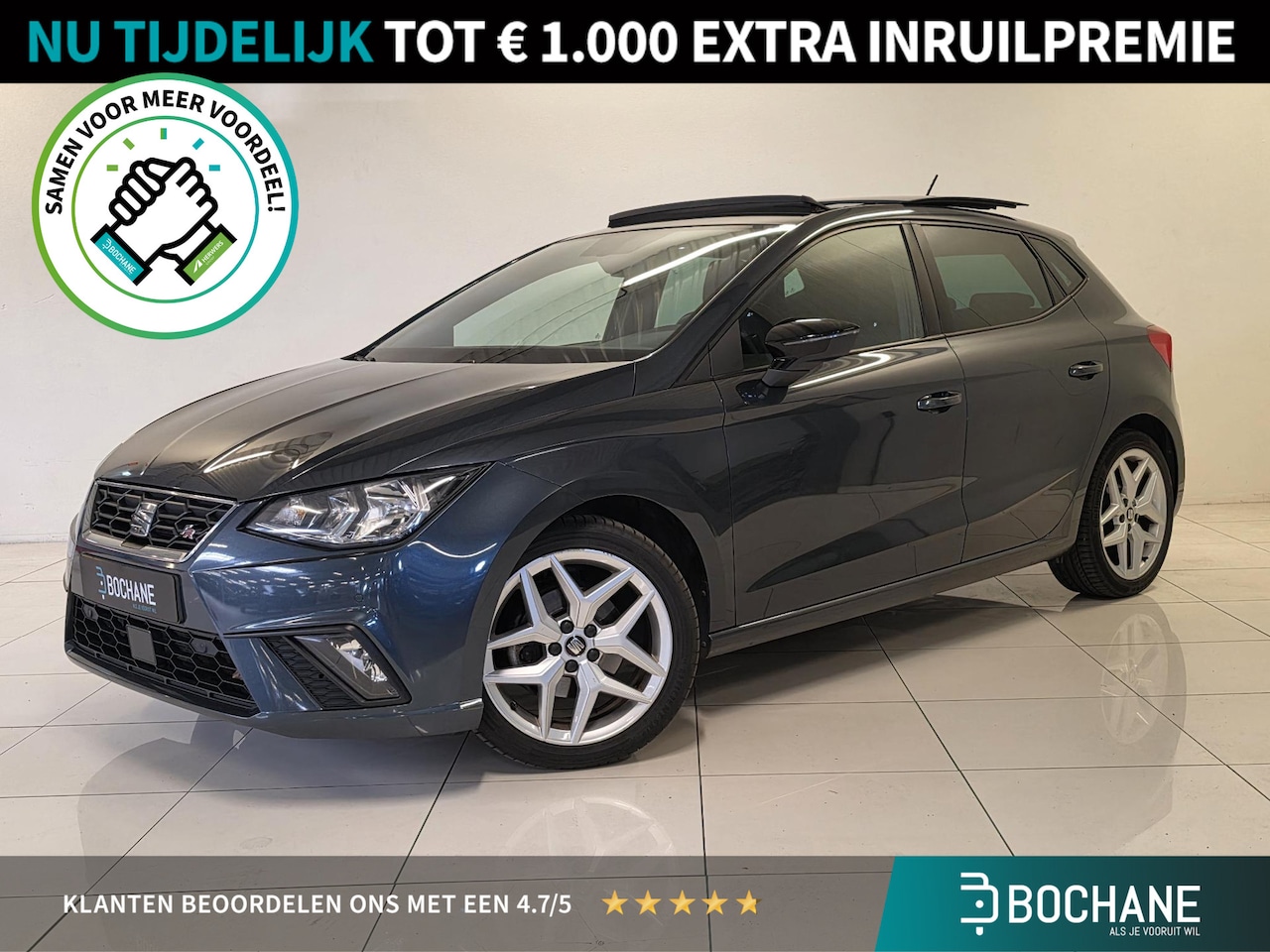 SEAT Ibiza - 1.0 TSI FR | Panoramadak | Navigatie | Camera | - AutoWereld.nl