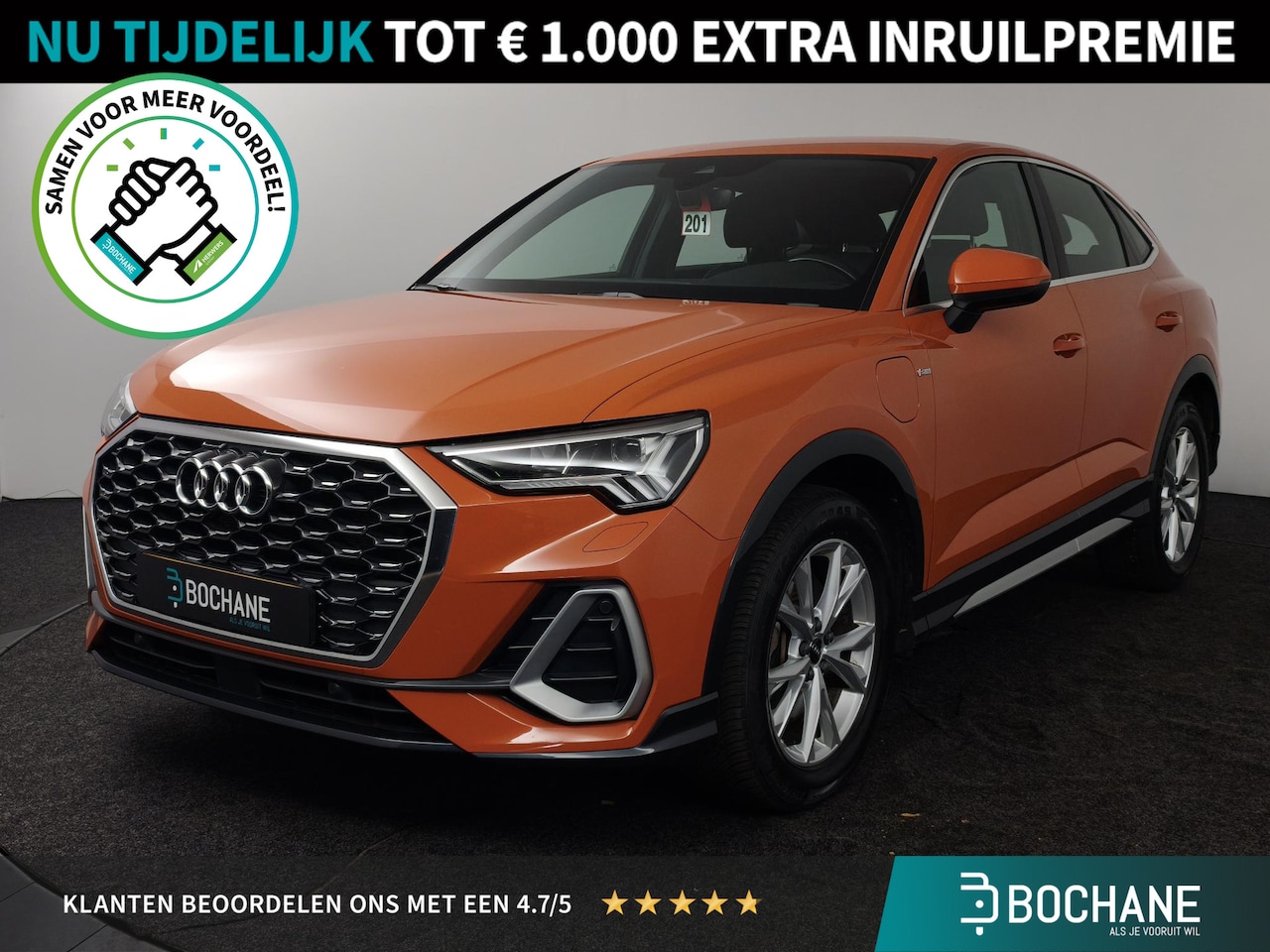 Audi Q3 Sportback - 45 TFSI e S Edition NAVIGATIE | ACHTERUITRIJCAMERA | PARKEERSENSOREN VOOR-EN ACHTER | ELEK - AutoWereld.nl
