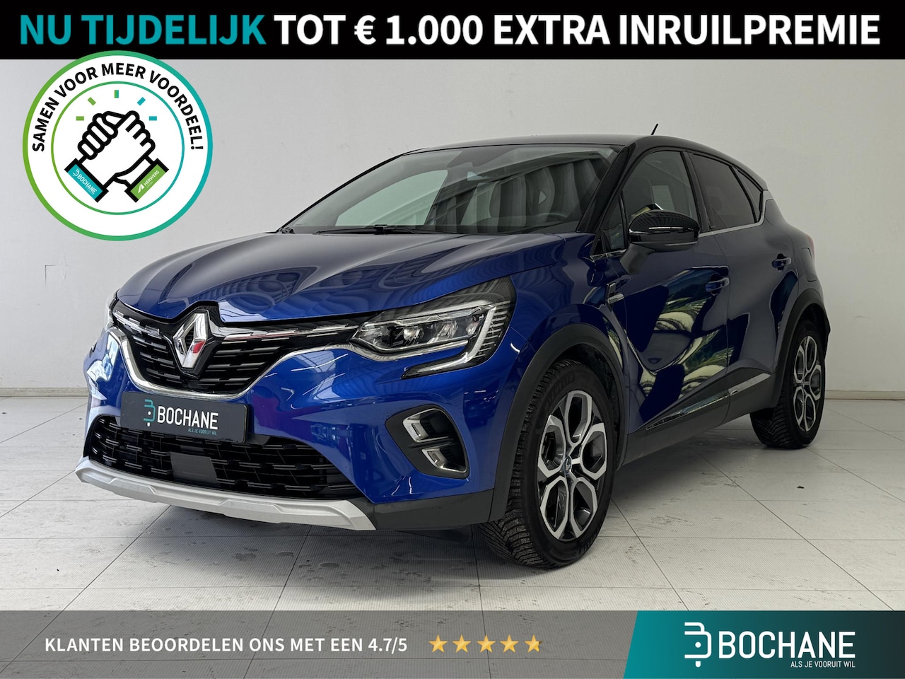 Renault Captur - 1.6 E-Tech Plug-in Hybrid 160 Intens | Navigatie | Parkeersensoren | Climate Control | App - AutoWereld.nl