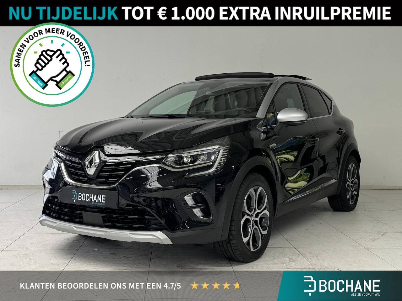 Renault Captur - 1.0 TCe 90 Techno | Schuif-/kanteldak  | BOSE-Audio | Cruise Control Adaptief | Navigatie - AutoWereld.nl