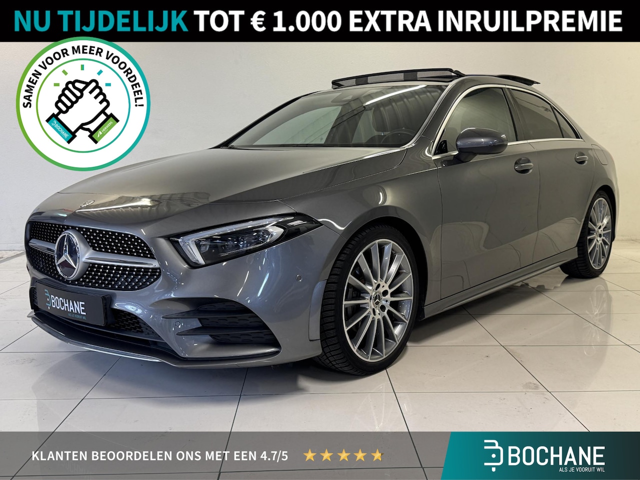 Mercedes-Benz A-klasse - 200 Business Solution AMG Upgrade | Panoramadak | Stoelverwarming | Navigatie | 1e eig. - AutoWereld.nl