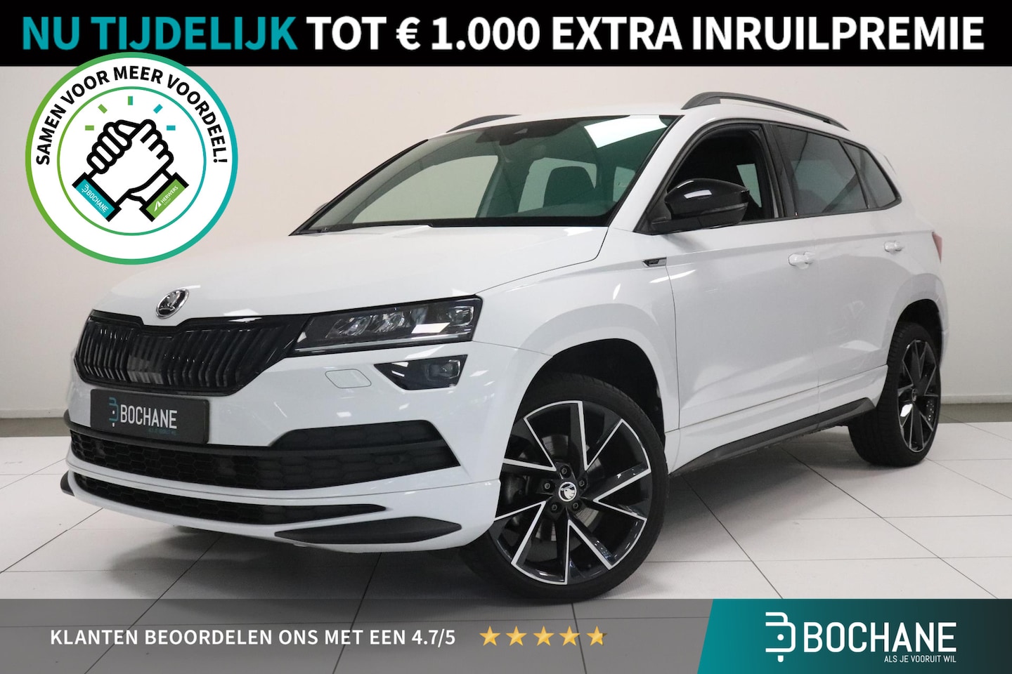 Skoda Karoq - 1.5 TSI ACT Sportline Business | Camera | Adaptieve cruise | LED koplampen | Canton audio - AutoWereld.nl