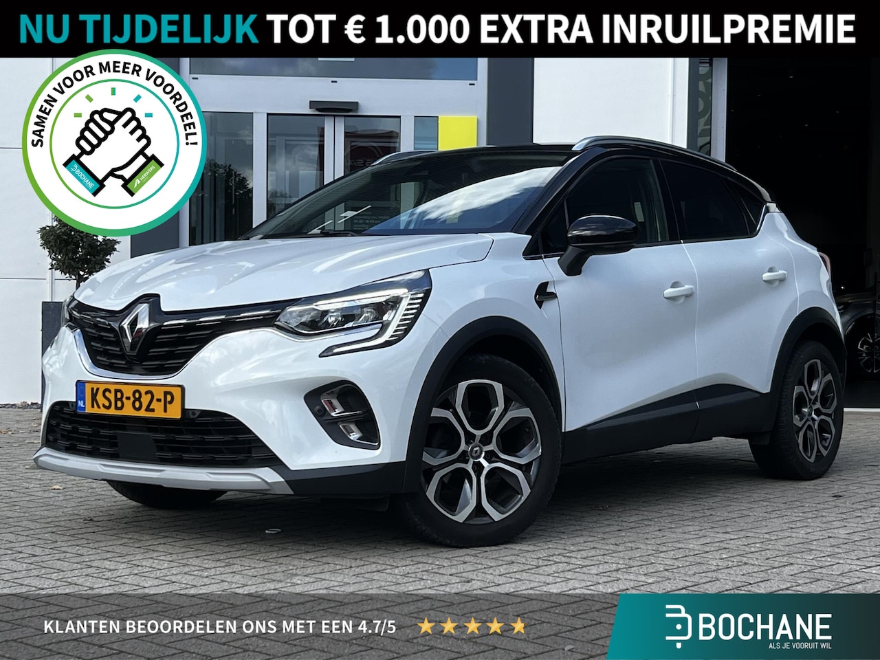 Renault Captur - 1.3 TCe 140 Intens | AppleCarPlay | Automaat | Dodehoek detectie | - AutoWereld.nl