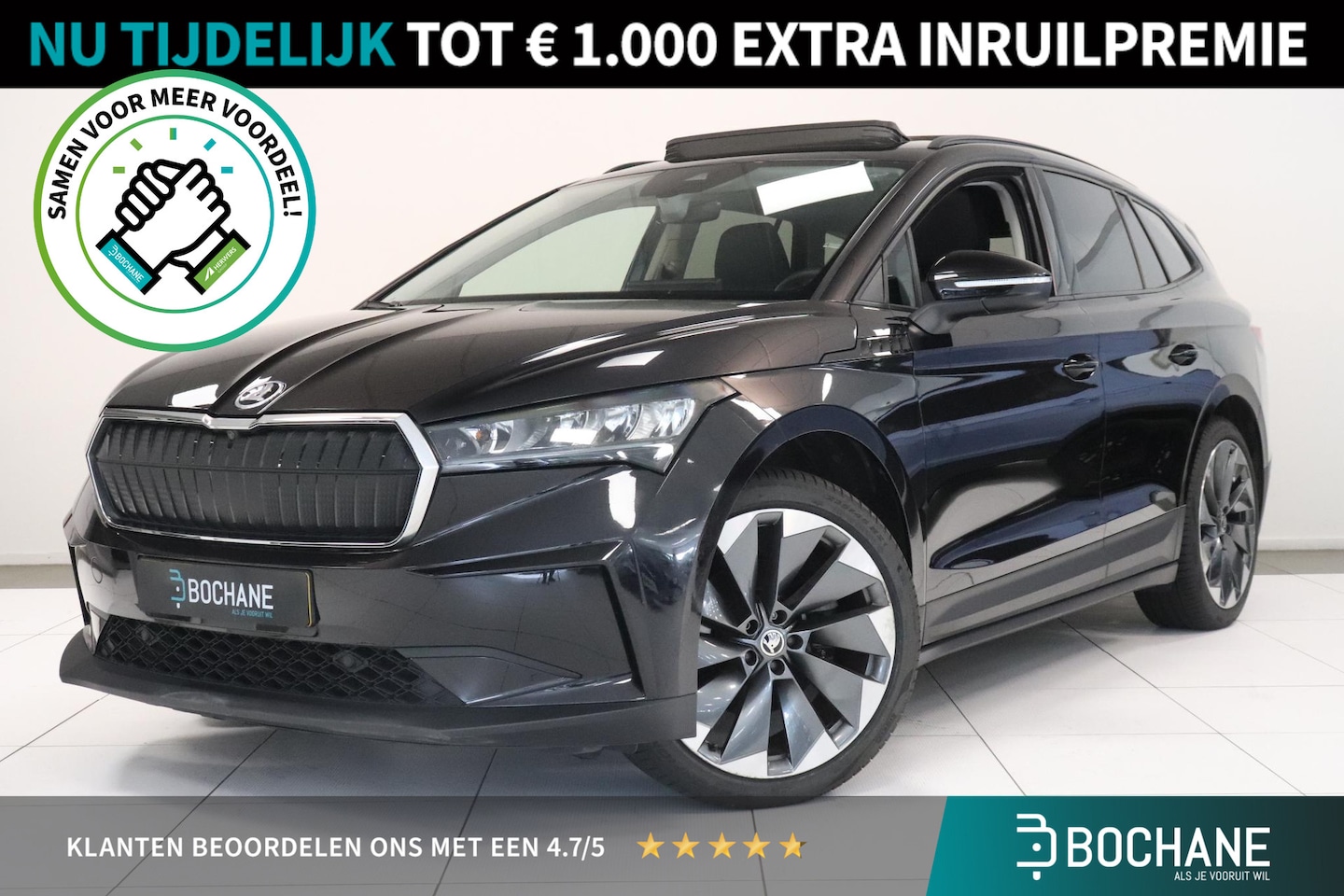 Skoda Enyaq iV - 60 | Panoramadak | SoH 91% |  Key-Less | Parkeersensor | 21"Lichtmetaal | Navigatie | Clim - AutoWereld.nl