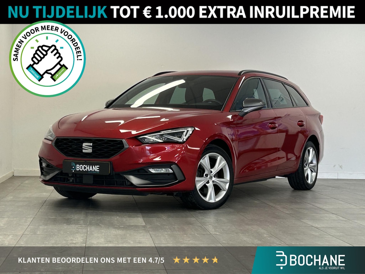 SEAT Leon Sportstourer - 1.4 TSI eHybrid PHEV FR Business Intense | NAVI | VIRTUAL COCKPIT | LED | CAMERA - AutoWereld.nl