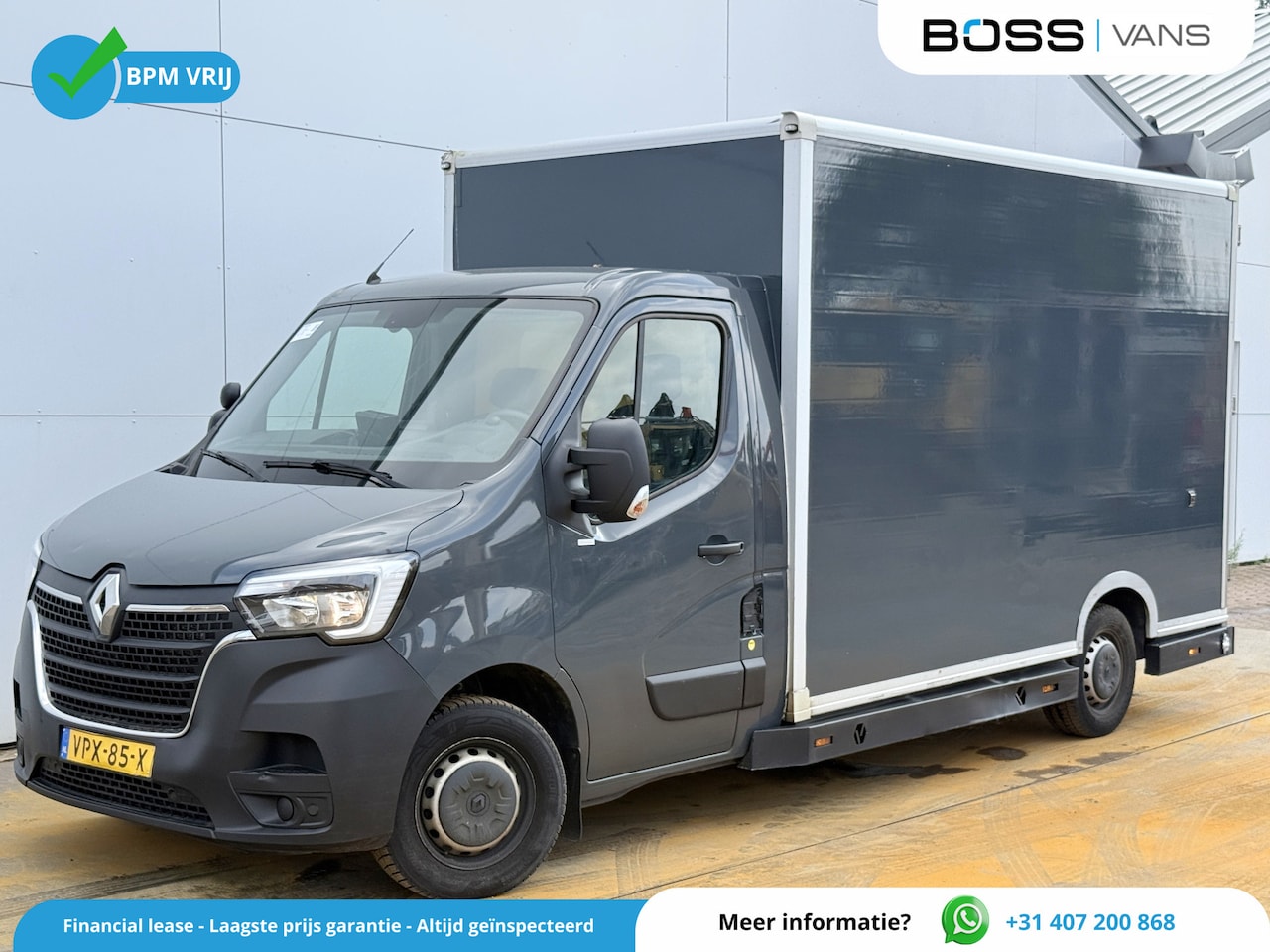 Renault Master - Plancher T35 2.3 DCI 150PK Lowliner Bakwagen Airco Cruise Control Camera Foodtruck Meubelb - AutoWereld.nl