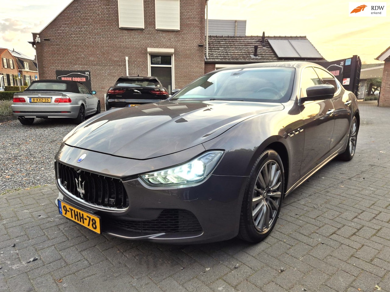 Maserati Ghibli - 3.0 V6 D Automaat Xenon Leer Navi Clima Cruise Schuif/kanteldak - AutoWereld.nl