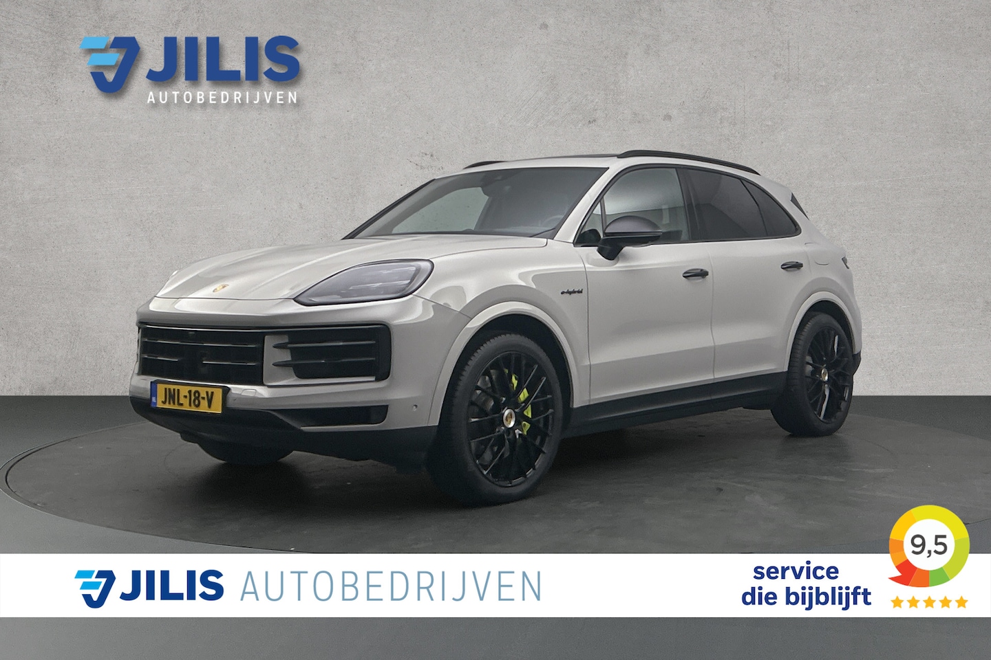 Porsche Cayenne - 3.0 S E-Hybrid Black Edition | Panoramadak | Luchtvering | Trekhaak | Lederen bekleding - AutoWereld.nl