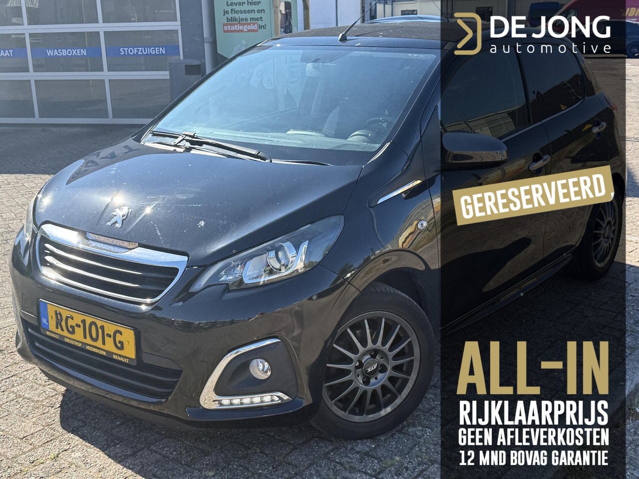 Peugeot 108 - 1.2 Puretech Allure TOP! All-INRIJKLAARPRIJS/Airco/Open dak/Zwarte velgen/Sportpakket - AutoWereld.nl