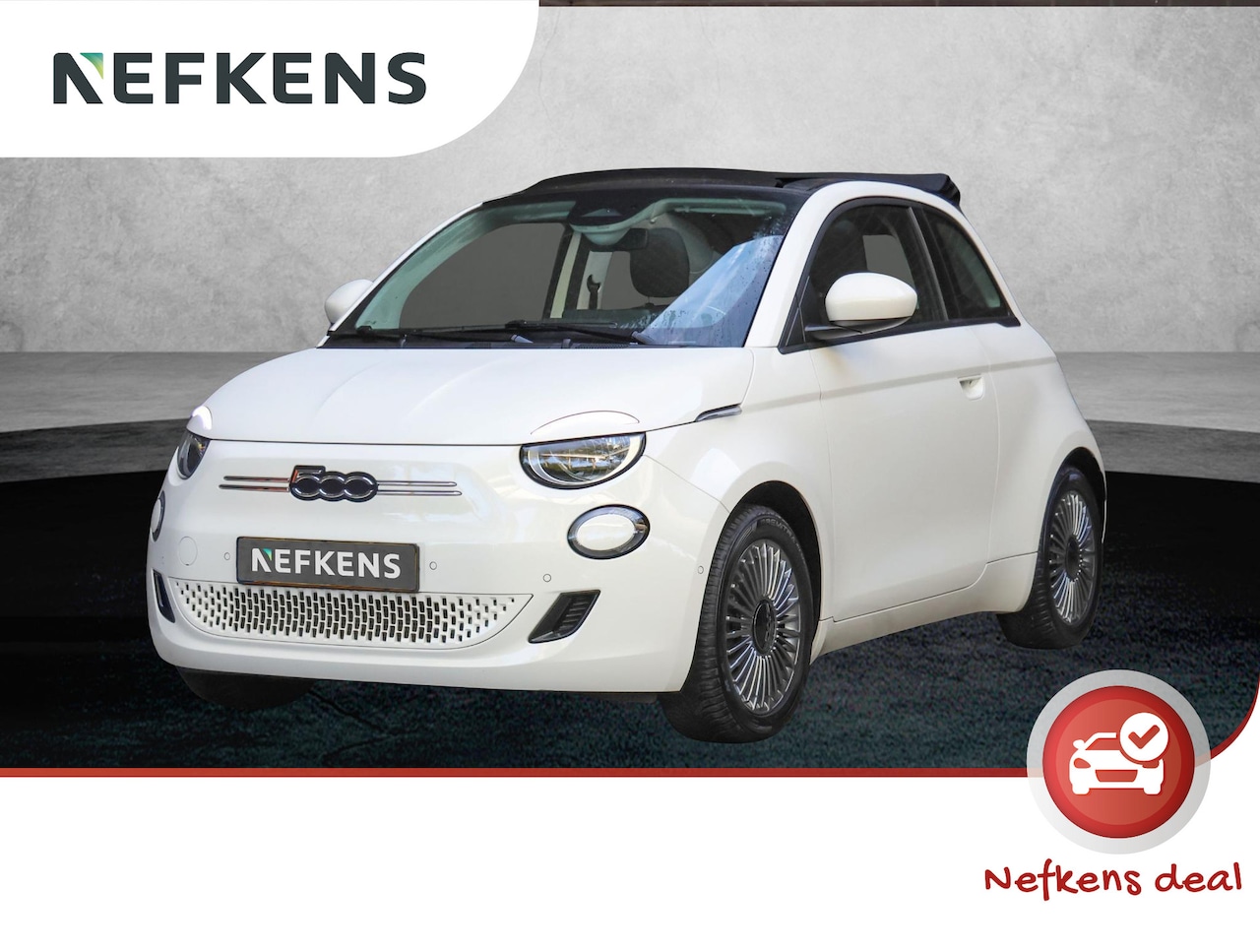 Fiat 500e - Icon 42 kWh Cabrio | Stoelverwarming | Achteruitrijcamera | Keyless Entry/Start - AutoWereld.nl