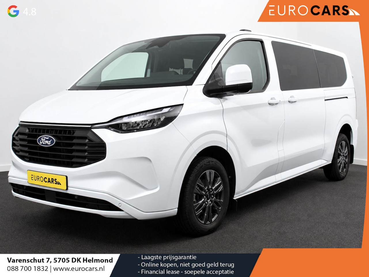 Ford Transit Custom - 340 2.5 Automaat PHEV L2H1 Limited 9 PERS Navigatie Apple CarPlay Android Auto Camera Park - AutoWereld.nl