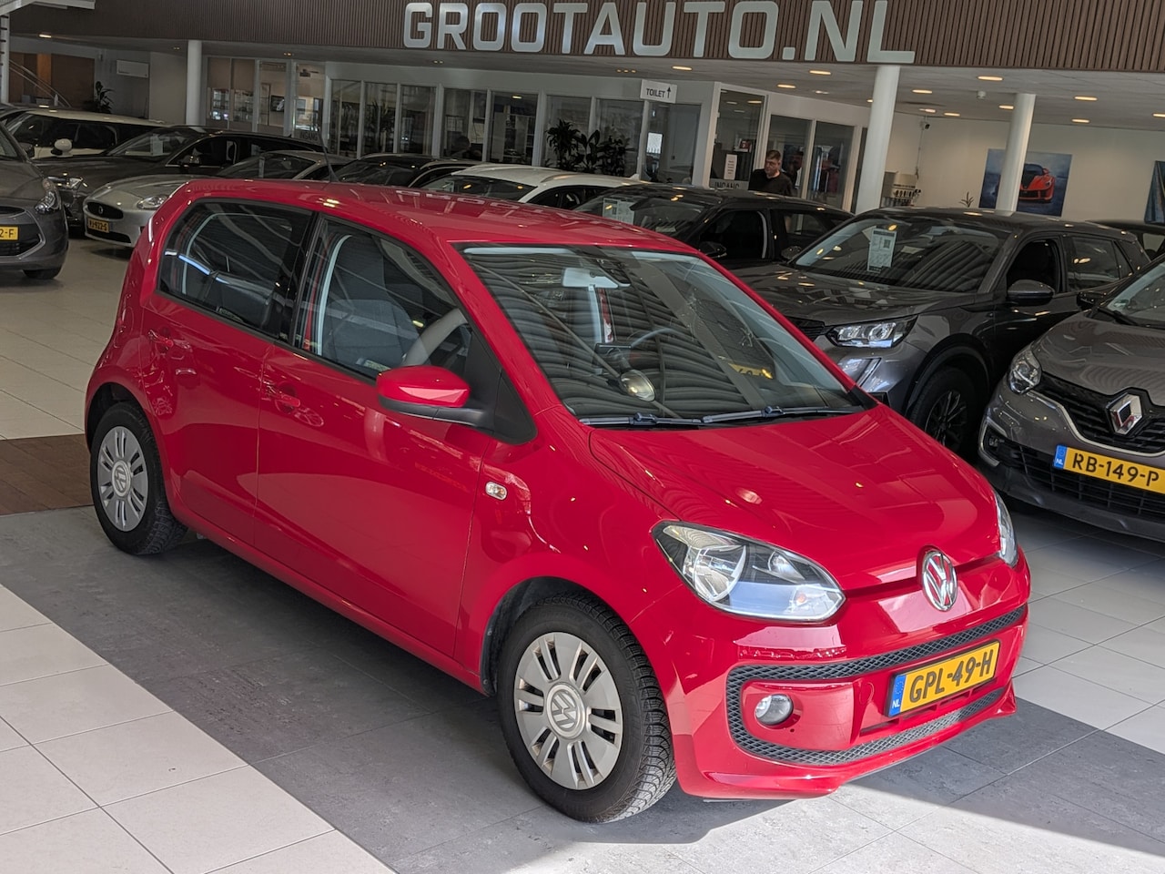 Volkswagen Up! - 1.0 high up! BlueMotion Airco, Cruise Control, Stuurbekrachtiging - AutoWereld.nl