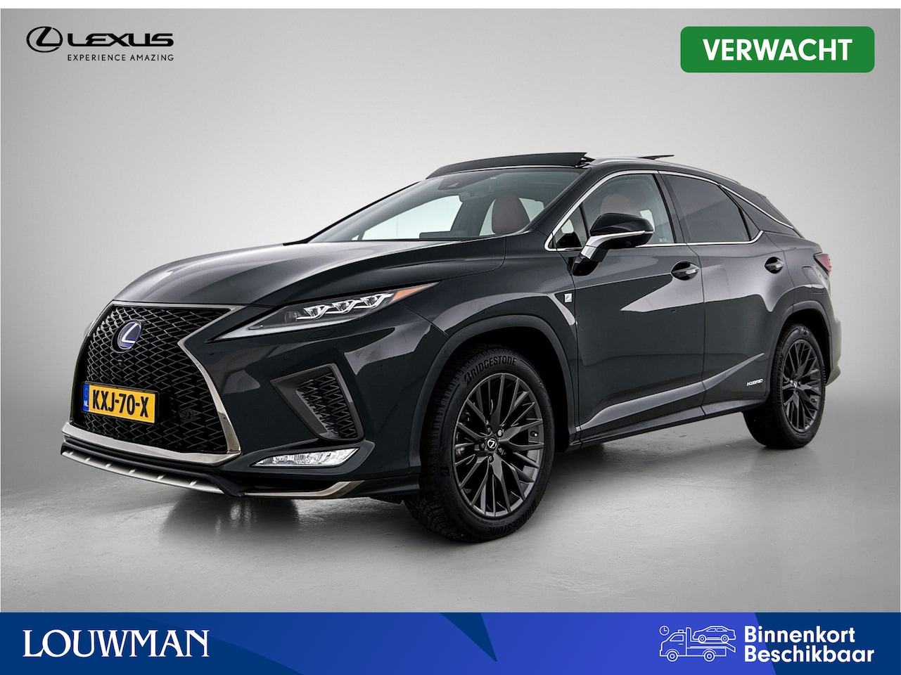 Lexus RX 450h - 4WD F Sport Line | Mark Levinson | 360 Camera | Panorama Schuif/kantel dak | Rood Lederen - AutoWereld.nl
