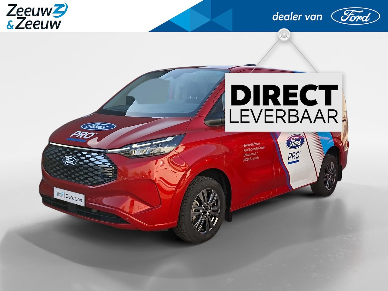 Ford Transit Custom - E-Transit 320 L1H1 Limited 65 kWh | 136 pk | DEMO | Dubbele schuifdeur | Pro Power Onboard - AutoWereld.nl