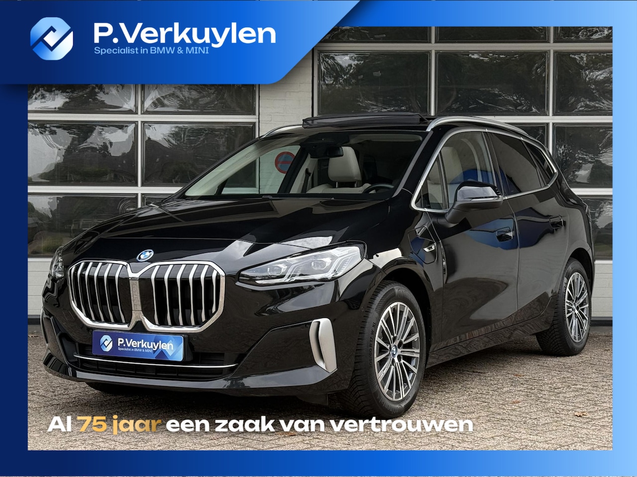 BMW 2-serie Active Tourer - 225e xDrive Luxury Line | PANORAMA | LEDER | SPORTSSTOELEN | CAMERA | DRIVING ASSIST | - AutoWereld.nl