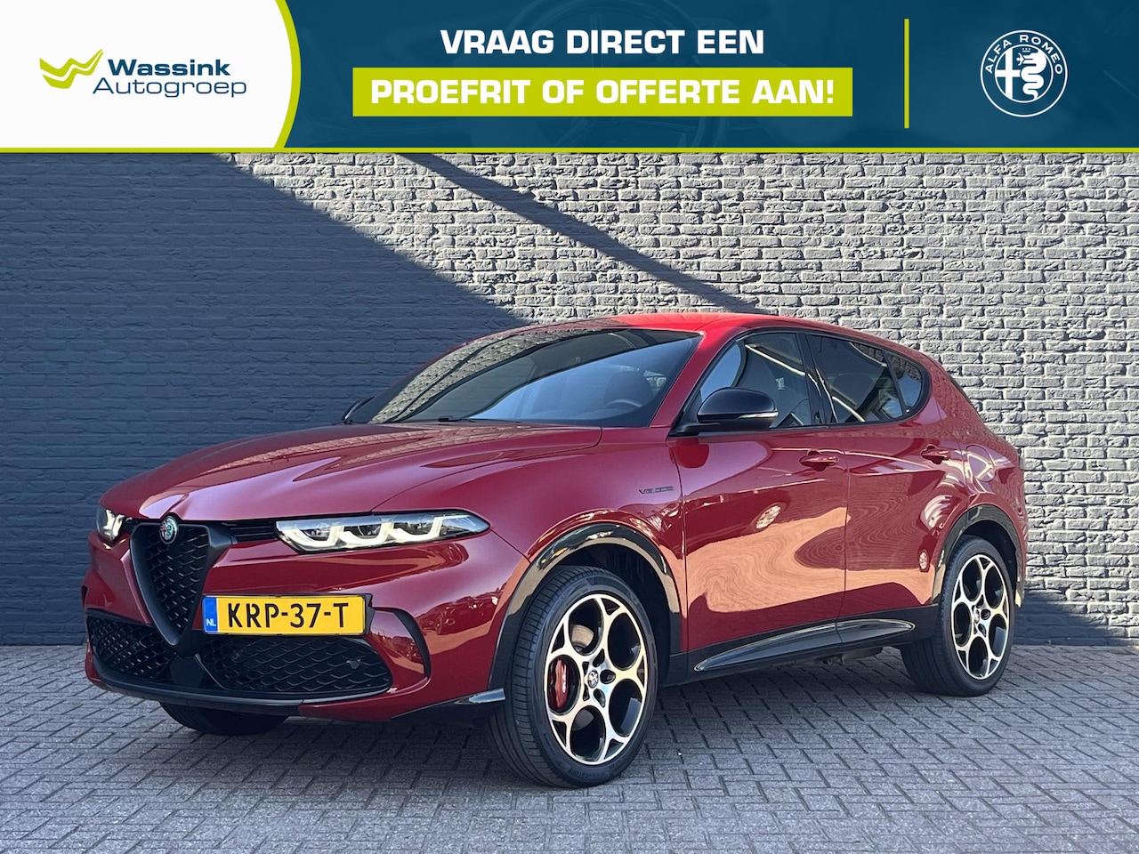 Alfa Romeo Tonale - 1.3T PHEV Veloce Elektrisch tot 80km WLTP Range | Adaptief Onderstel | Stoel- Stuurverwarm - AutoWereld.nl