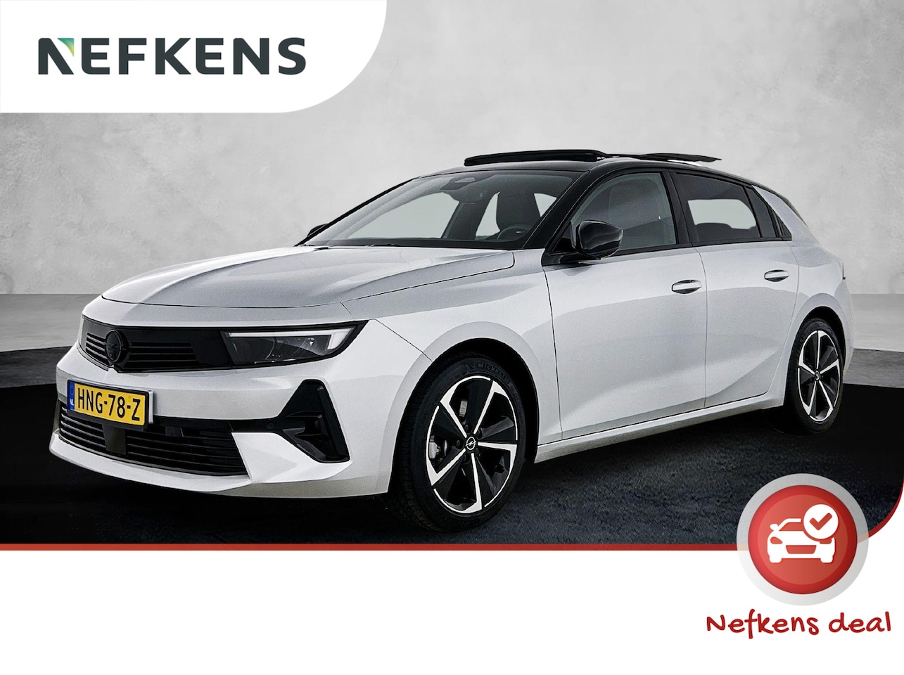 Opel Astra - 1.2 145pk Hybrid GS Automaat | Schuif-/Kanteldak | 360 Camera | Adaptieve Cruise Control | - AutoWereld.nl