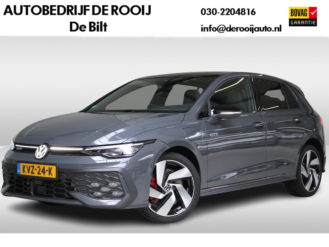 Volkswagen Golf - 1.5 GTE 272PK Panoramadak | Trekhaak | 18" Richmond | DCC | Leder | El. stoelverstelling - AutoWereld.nl