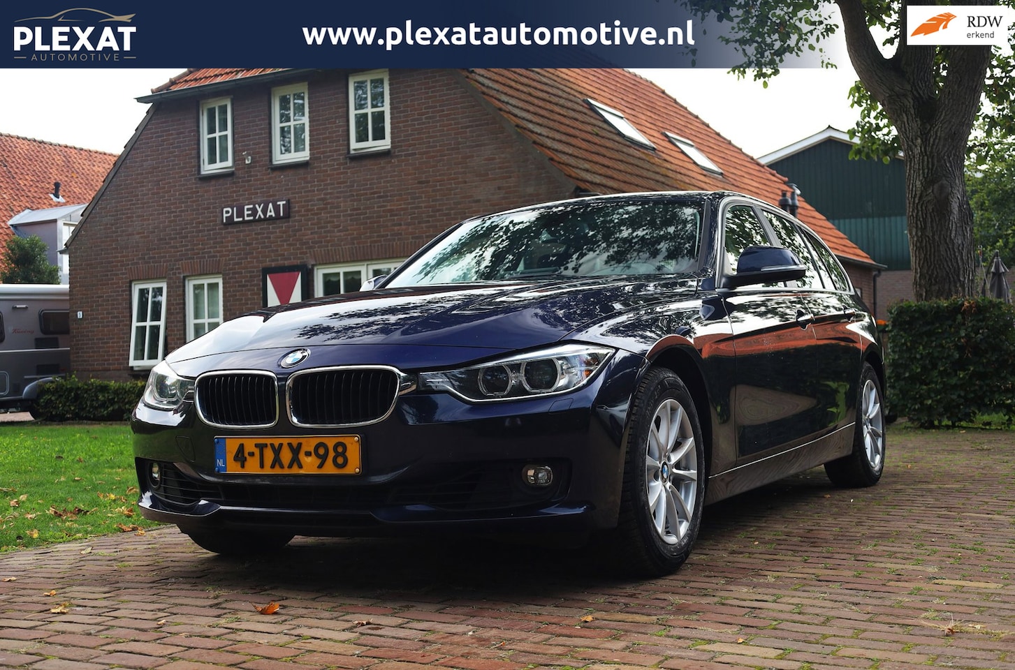 BMW 3-serie Touring - 320i High Executive Aut. | Stoelverwarming | Xenon | M-Stuurwiel | Lederen Interieur | All - AutoWereld.nl