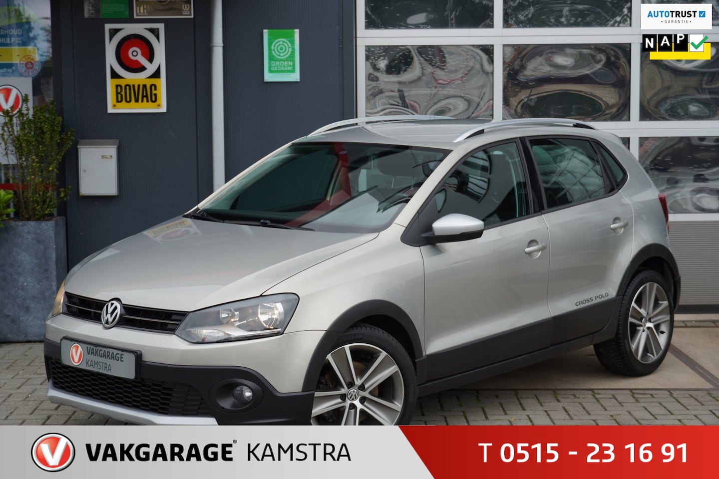 Volkswagen Polo - 1.2 TSI Cross NAP DSG Clima/Cruise/PDC/LM - AutoWereld.nl