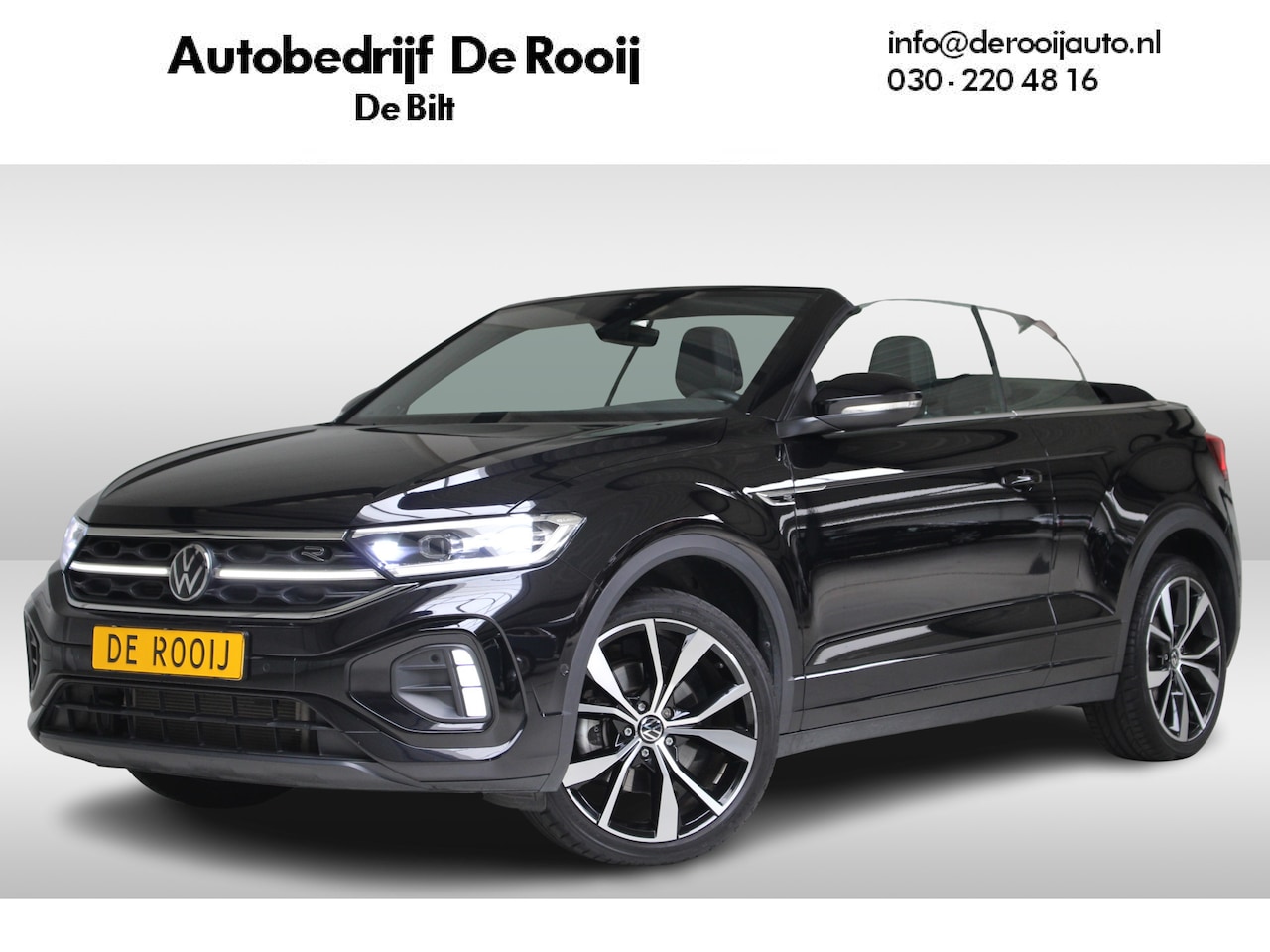 Volkswagen T-Roc Cabrio - 1.5 TSI DSG R-Line Navigatie | 19" Misano | Stoel- en stuurverwarming | Matrix Led | Beats - AutoWereld.nl