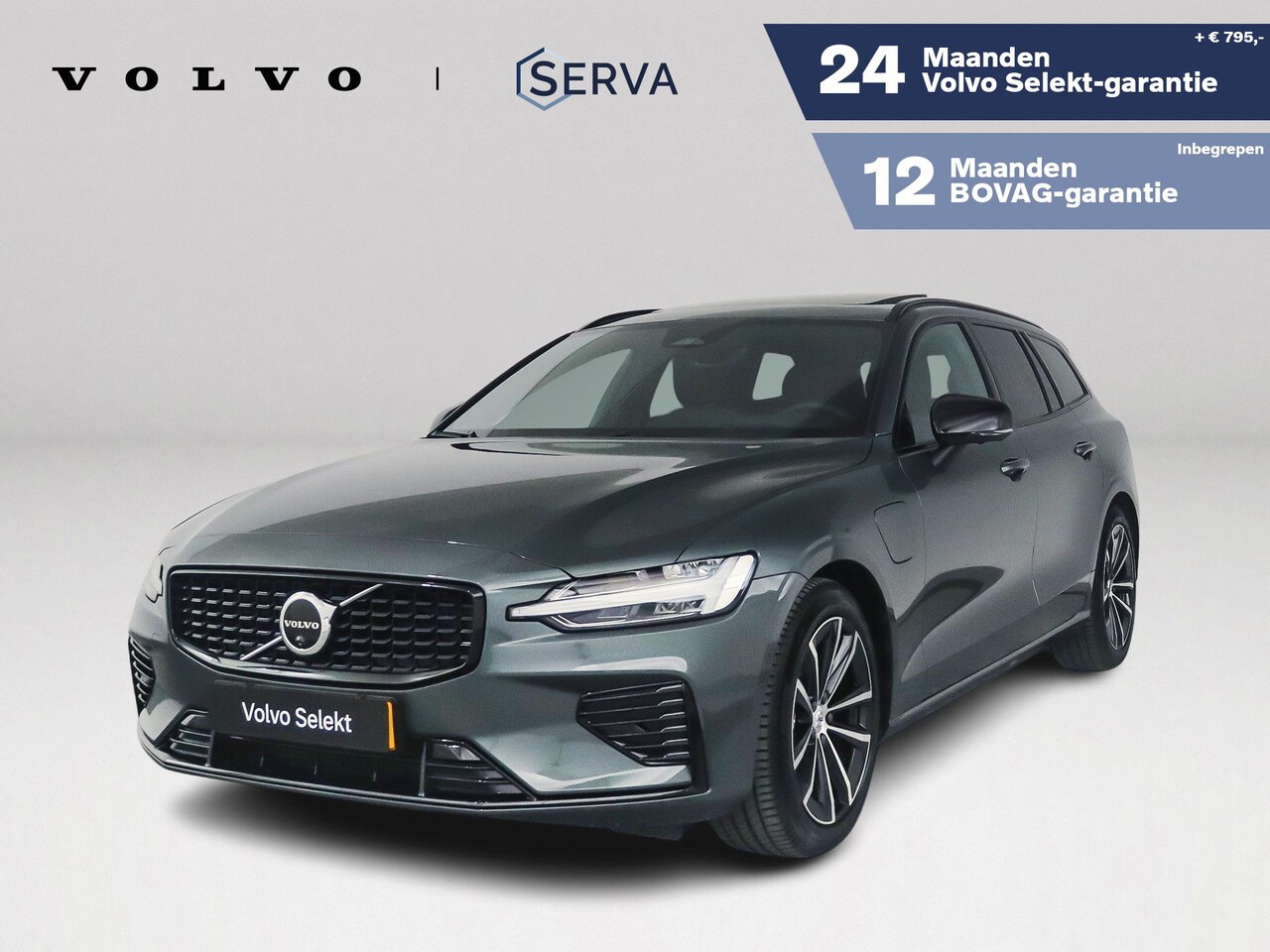 Volvo V60 - T8 Plug-in hybrid AWD Plus Dark | Panoramadak | 360° camera | Head-up display | Harman Kar - AutoWereld.nl