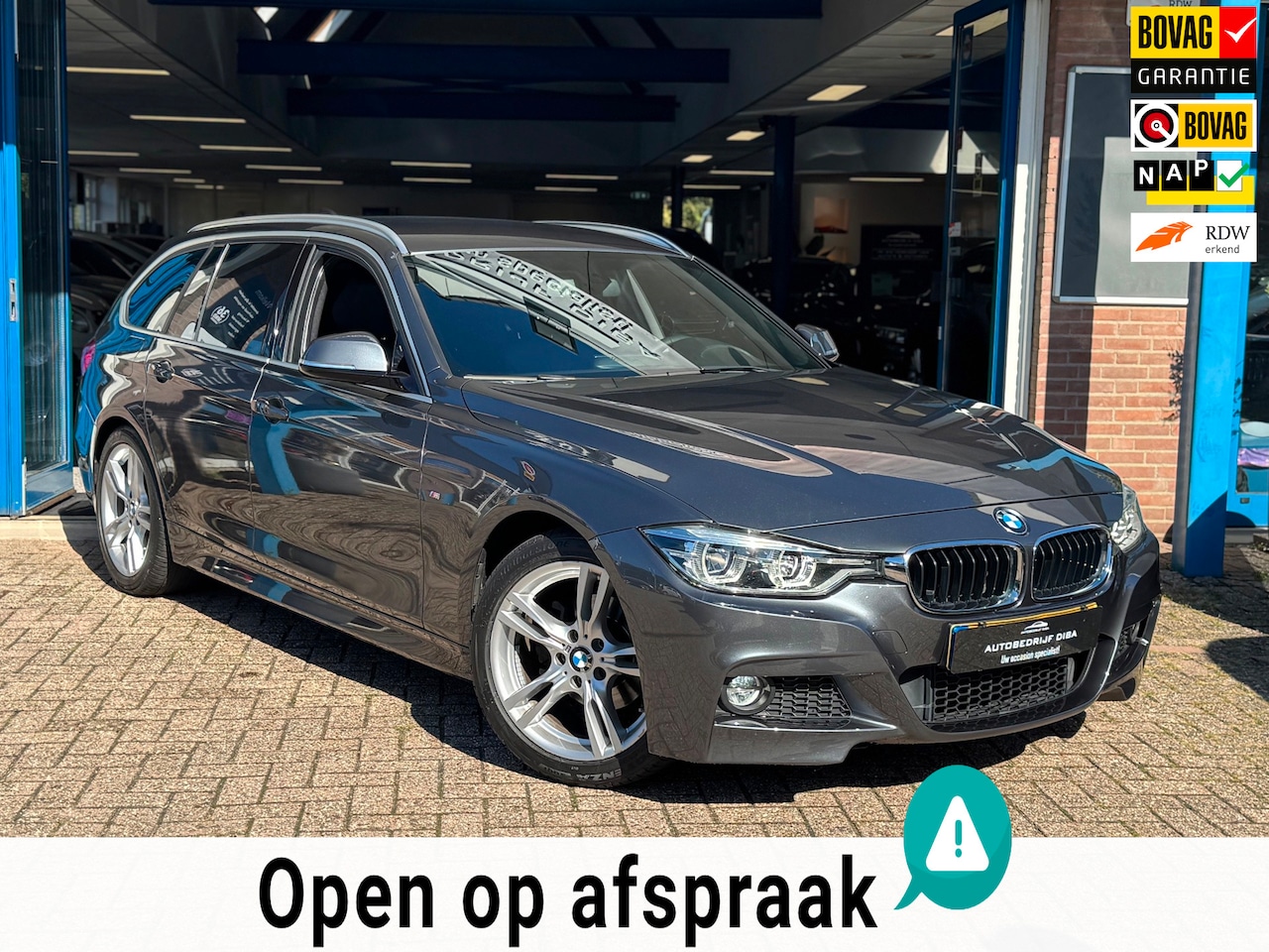 BMW 3-serie Touring - 320i High Executive 2017 AUT NAVI LEDER - AutoWereld.nl