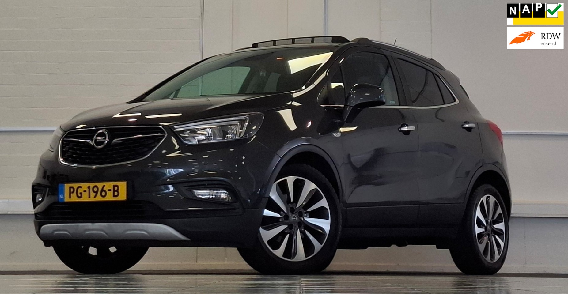 Opel Mokka X - 1.4 Turbo Innovation Schuif-/kanteldak Navigatie Leder camera - AutoWereld.nl