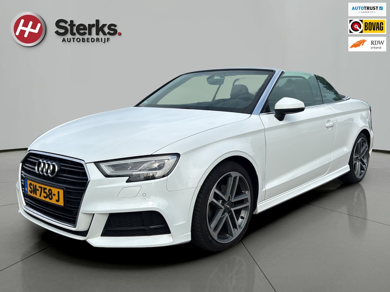 Audi A3 Cabriolet - 1.4 TFSI CoD Design Pro Line Plus AUTOMAAT ALCANTARA LEDER TREKHAAK AFNEEMBAAR - AutoWereld.nl