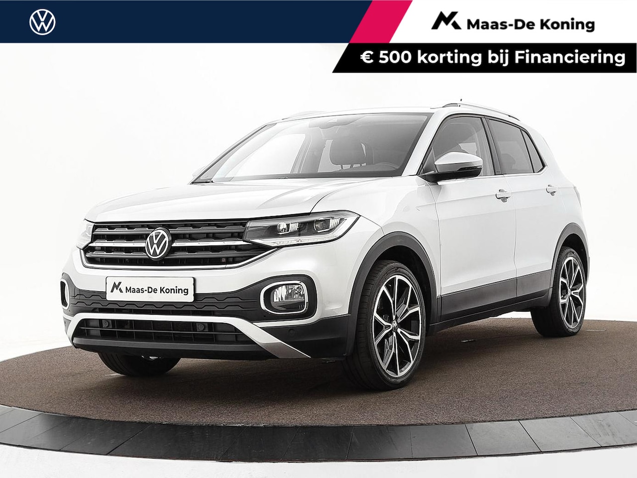Volkswagen T-Cross - 1.0 TSI 110pk DSG Style · Camera · Dodehoeksensor · Keyless · Stoelverwarming · ACC · 18"V - AutoWereld.nl