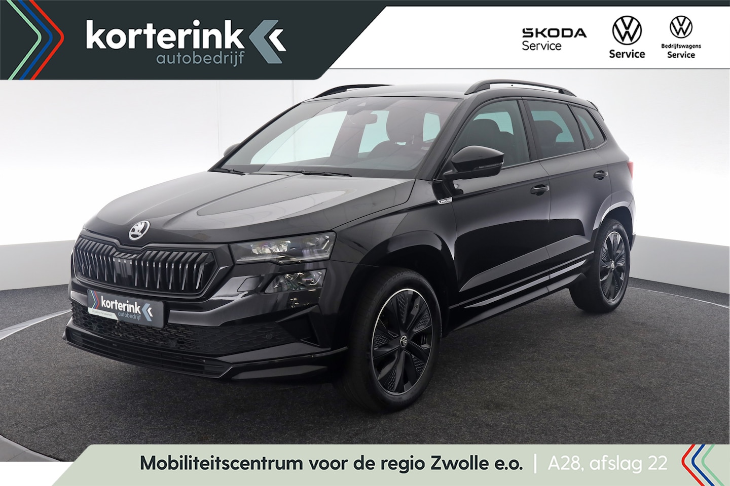 Skoda Karoq - 1.5 TSI ACT Sportline Business Leer, Geheugen stoelen, ACC, Stoelverwarming - AutoWereld.nl