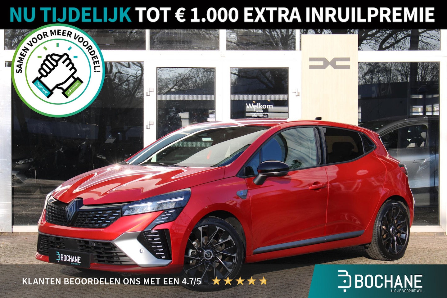 Renault Clio - 1.6 E-Tech Full Hybrid 145 esprit Alpine | 360° Camera | Adaptive Cruise Control | Apple C - AutoWereld.nl